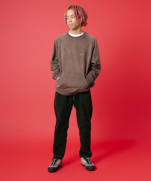 KAVU（カブー）の「KAVU/カブー Sunburn Sweat/サンバーン スウェット（スウェット・メンズ・ブラック/ブラウン/ネイビー・LARGE/SMALL/MEDIUM）」の12枚目の写真