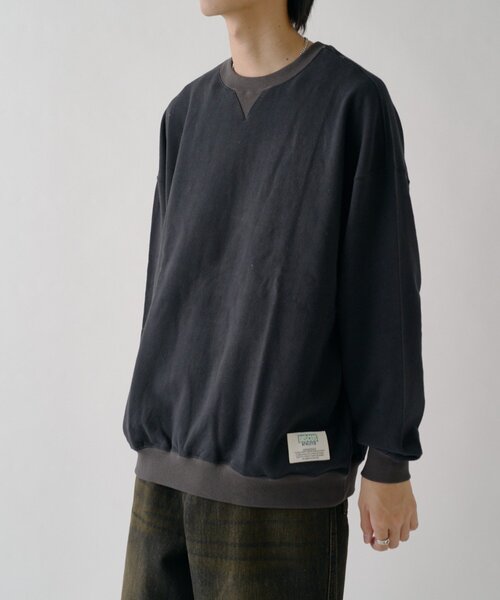 goocy(グーシー)の「【DISCUS】フレンチテリーリンガースウェット(Tシャツ/カットソー・メンズ・ホワイト系その他/ネイビー/ブラック・LARGE/MEDIUM)」の3枚目の写真