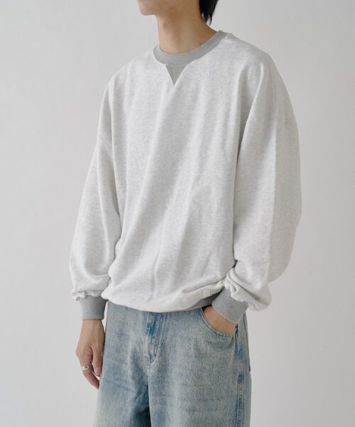 goocy(グーシー)の「【DISCUS】フレンチテリーリンガースウェット(Tシャツ/カットソー・メンズ・ホワイト系その他/ネイビー/ブラック・LARGE/MEDIUM)」の21枚目の写真