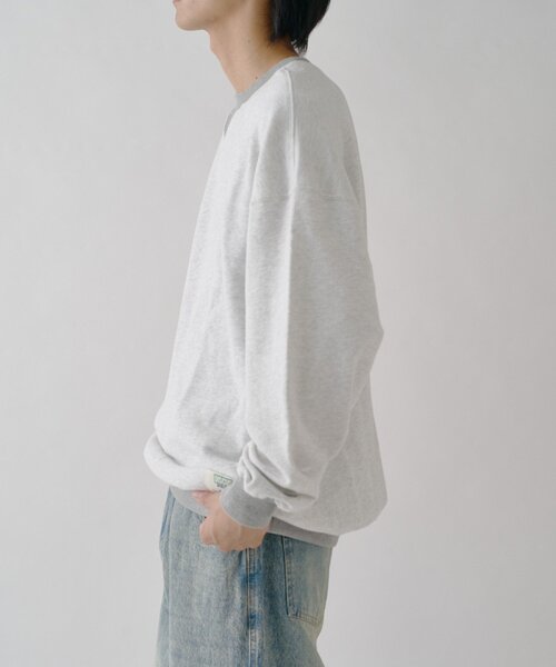 goocy(グーシー)の「【DISCUS】フレンチテリーリンガースウェット(Tシャツ/カットソー・メンズ・ホワイト系その他/ネイビー/ブラック・LARGE/MEDIUM)」の22枚目の写真