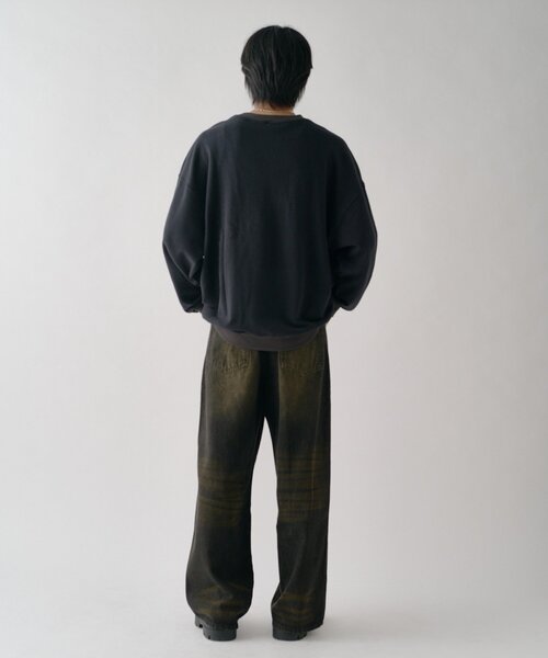 goocy(グーシー)の「【DISCUS】フレンチテリーリンガースウェット(Tシャツ/カットソー・メンズ・ホワイト系その他/ネイビー/ブラック・LARGE/MEDIUM)」の12枚目の写真