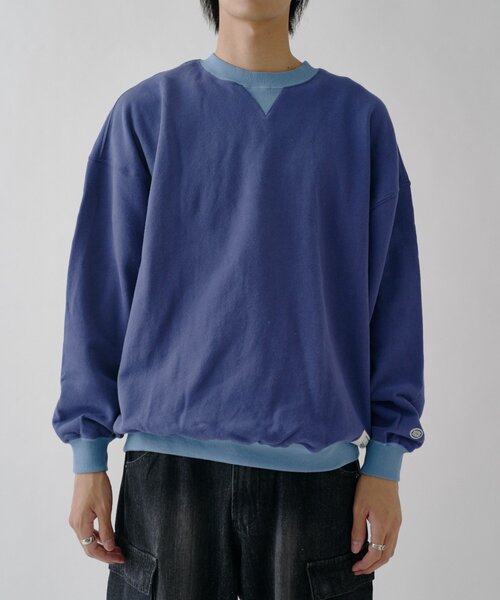goocy(グーシー)の「【DISCUS】フレンチテリーリンガースウェット(Tシャツ/カットソー・メンズ・ホワイト系その他/ネイビー/ブラック・LARGE/MEDIUM)」の13枚目の写真