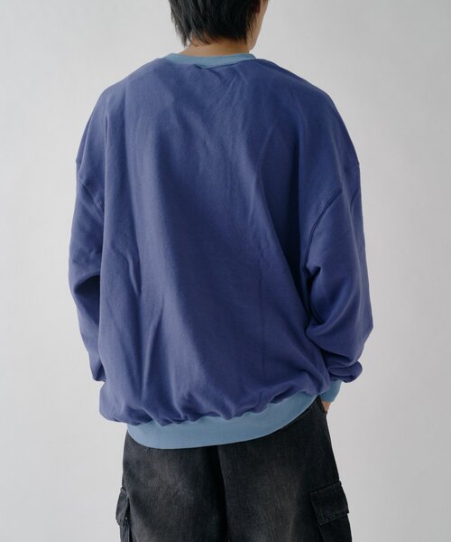 goocy(グーシー)の「【DISCUS】フレンチテリーリンガースウェット(Tシャツ/カットソー・メンズ・ホワイト系その他/ネイビー/ブラック・LARGE/MEDIUM)」の17枚目の写真