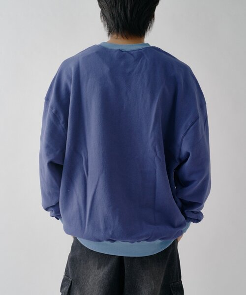 goocy(グーシー)の「【DISCUS】フレンチテリーリンガースウェット(Tシャツ/カットソー・メンズ・ホワイト系その他/ネイビー/ブラック・LARGE/MEDIUM)」の18枚目の写真