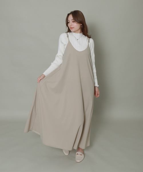 libelle more（リベル モア）の「ランダムリブボトルネックニット（ニット/セーター・レディース・ブルー/レッド/オフホワイト/ブラック/杢グレー・L/M）」の17枚目の写真
