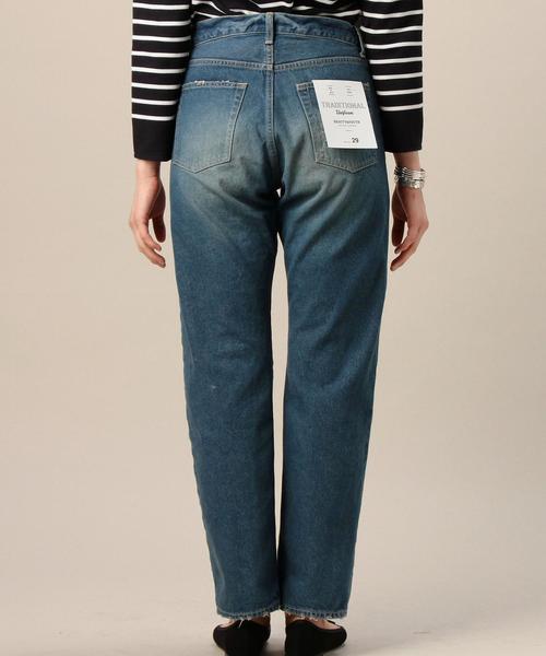 BEAUTY&YOUTH UNITED ARROWS（ビューティーアンドユースユナイテッドアローズ）の「BY TRADITIONAL セルビッチハイウエストデニム◆（デニムパンツ・レディース・コバルトブルー・29inch/28inch/27inch）」の8枚目の写真