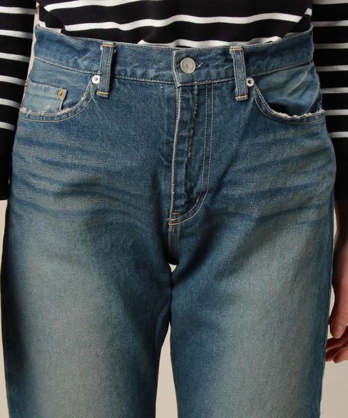 BEAUTY&YOUTH UNITED ARROWS（ビューティーアンドユースユナイテッドアローズ）の「BY TRADITIONAL セルビッチハイウエストデニム◆（デニムパンツ・レディース・コバルトブルー・29inch/28inch/27inch）」の2枚目の写真