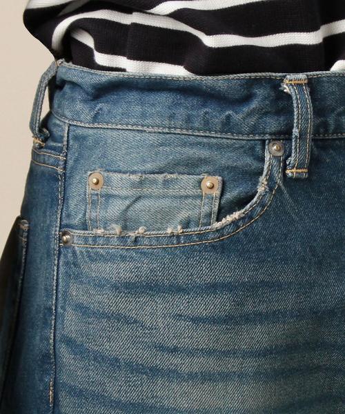 BEAUTY&YOUTH UNITED ARROWS（ビューティーアンドユースユナイテッドアローズ）の「BY TRADITIONAL セルビッチハイウエストデニム◆（デニムパンツ・レディース・コバルトブルー・29inch/28inch/27inch）」の4枚目の写真