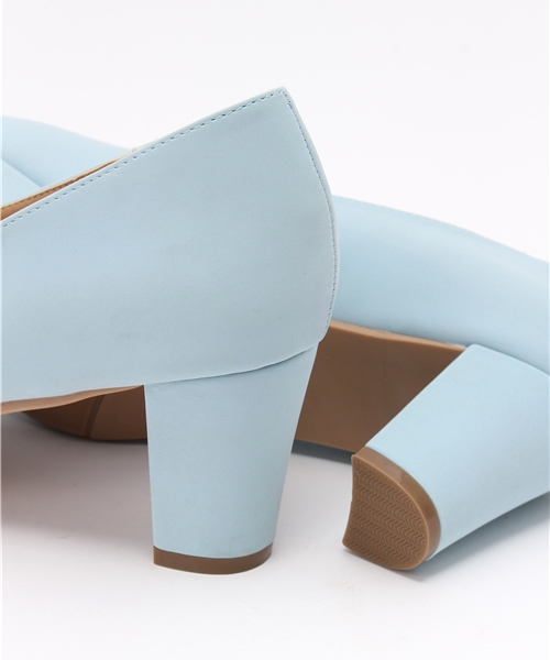 PUNYUS（プニュズ）の「カラーパンプス（パンプス・レディース・ブラック/ライトピンク/サックスブルー・3/4/1/2）」の9枚目の写真