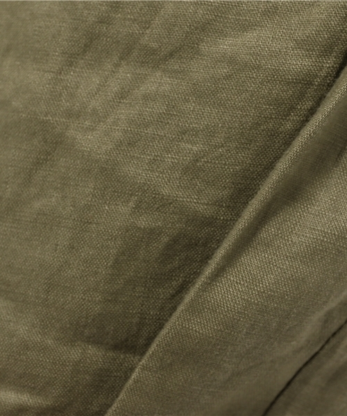 LBC(エルビーシー)の「リネンVネックワンピース (ワンピース・レディース・その他25/オリーブ/ネイビー・LARGE/MEDIUM)」の12枚目の写真