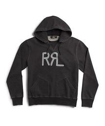 M ダブルアールエル RRL トップス  プルオーバーパーカー オリーブ 裏起毛 M ダブルアールエル RRL トップス プルオーバーパーカー