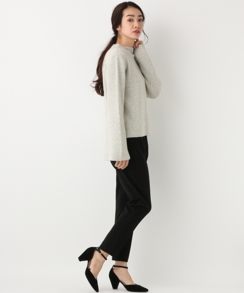 A part by（アパートバイ）の「TRPUシガレットパンツ 735581 （その他パンツ・レディース・ブラック/グレー・LARGE/MEDIUM）」の3枚目の写真