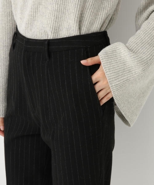A part by（アパートバイ）の「TRPUシガレットパンツ 735581 （その他パンツ・レディース・ブラック/グレー・LARGE/MEDIUM）」の8枚目の写真