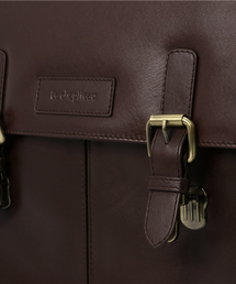 Le chapiteau（ルシャピトー）の「ベジタンレザー サッチェルバッグ