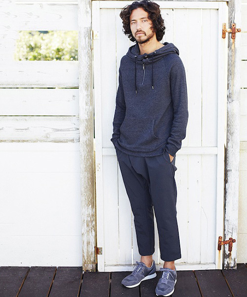 rehacer(レアセル)の「rehacer : Drape Tuck Pants(その他パンツ・メンズ・グレー/ブラック・LARGE/SMALL/MEDIUM)」の3枚目の写真