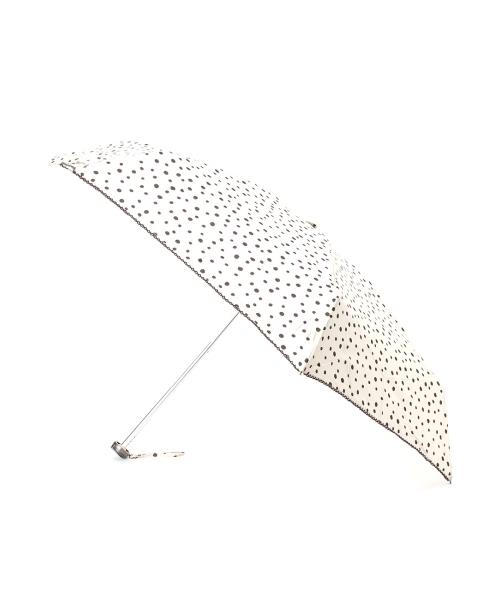 Hushush ハッシュアッシュ の 雨晴れ兼用ドット折り畳み傘 折りたたみ傘 Wear