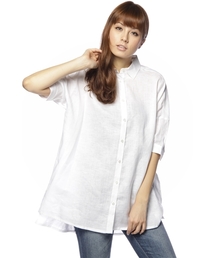 HELIOPOLE（エリオポール）の「Traditional Weatherwear リネンビッグシャツチュニック（チュニック）」