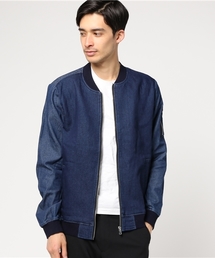 VENCEEXCHANGE | デニム切り替えMA-1         (MA-1)