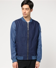 VENCEEXCHANGE | デニム切り替えMA-1         (MA-1)