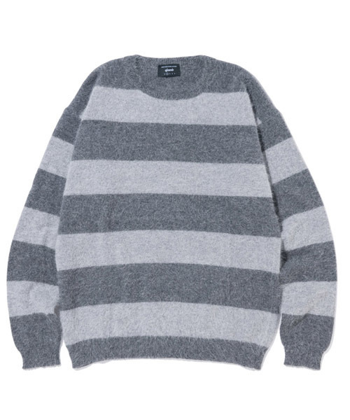 glamb（グラム）の「Fluff knit（ニット/セーター・メンズ・ブラック×ホワイト/マスタード/ブルー/ブラック/ブラック×レッド/グレー系その他・1/2/0/3/4）」の17枚目の写真