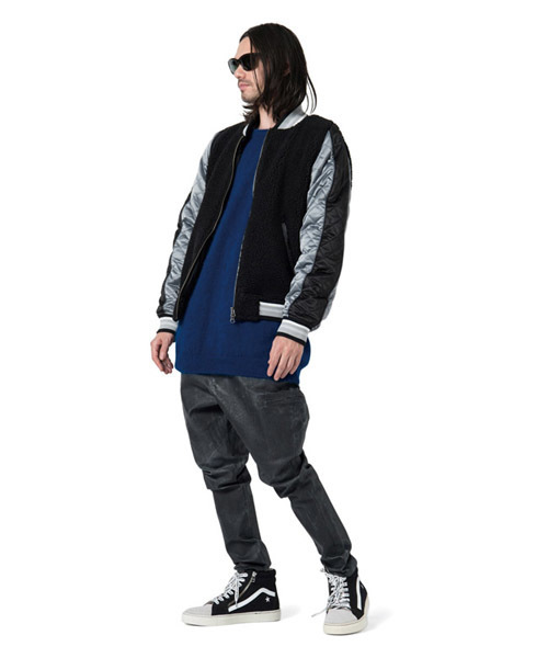 glamb（グラム）の「Fluff knit（ニット/セーター・メンズ・ブラック×ホワイト/マスタード/ブルー/ブラック/ブラック×レッド/グレー系その他・1/2/0/3/4）」の10枚目の写真