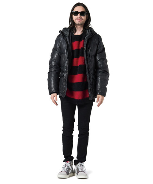 glamb（グラム）の「Fluff knit（ニット/セーター・メンズ・ブラック×ホワイト/マスタード/ブルー/ブラック/ブラック×レッド/グレー系その他・1/2/0/3/4）」の11枚目の写真