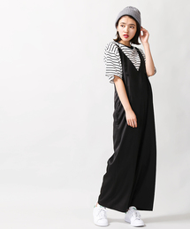 WEGO | WEGO/Vネックオールインワン(つなぎ/オールインワン)