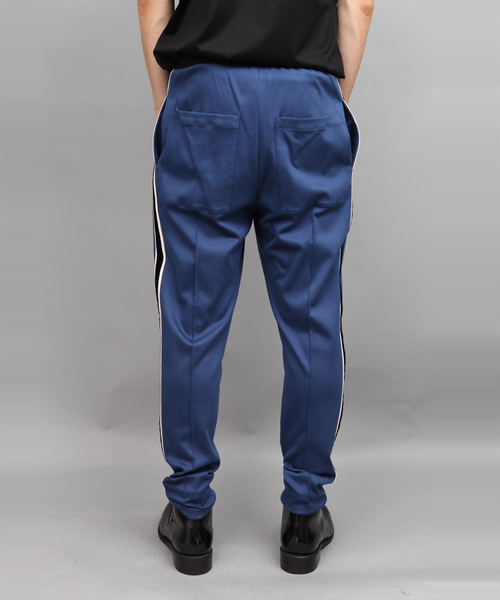 ato（アトウ）の「C/RA PONTE ROME SIDE TAPE PANTS（その他パンツ・メンズ・ブルー/ブラック・44/46/48）」の3枚目の写真