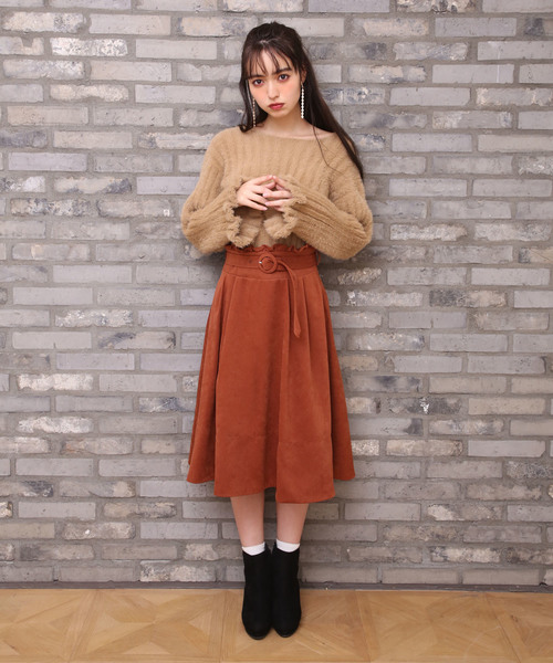 one after another NICE CLAUP(ワンアフターアナザーナイスクラップ)の「Ladyフレアスカート(スカート・レディース・ブラウン系その他/ボルドー/レンガ/チェック・FREE)」の13枚目の写真