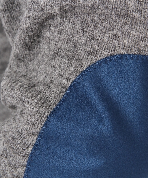 UNITED ARROWS(ユナイテッドアローズ)の「UA エルボーパッチニット◆(ニット/セーター・メンズ・グレー/ベージュ/ネイビー・SMALL/MEDIUM/LARGE/X-SMALL/X-LARGE)」の9枚目の写真