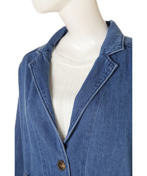 FREE'S MART(フリーズマート)の「デニムガウンコート(その他アウター・レディース・ブルー系その他/ダークネイビー・FREE)」の21枚目の写真