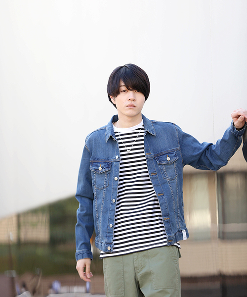 WEGO(ウィゴー)の「WEGO/ストレッチデニムジャケット(デニムジャケット・メンズ・インディゴブルー/ライトインディゴブルー/ダークインディゴブルー・SMALL/MEDIUM/LARGE/X-LARGE)」の17枚目の写真