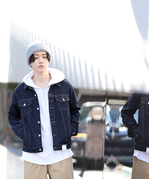 WEGO(ウィゴー)の「WEGO/ストレッチデニムジャケット(デニムジャケット・メンズ・インディゴブルー/ライトインディゴブルー/ダークインディゴブルー・SMALL/MEDIUM/LARGE/X-LARGE)」の14枚目の写真