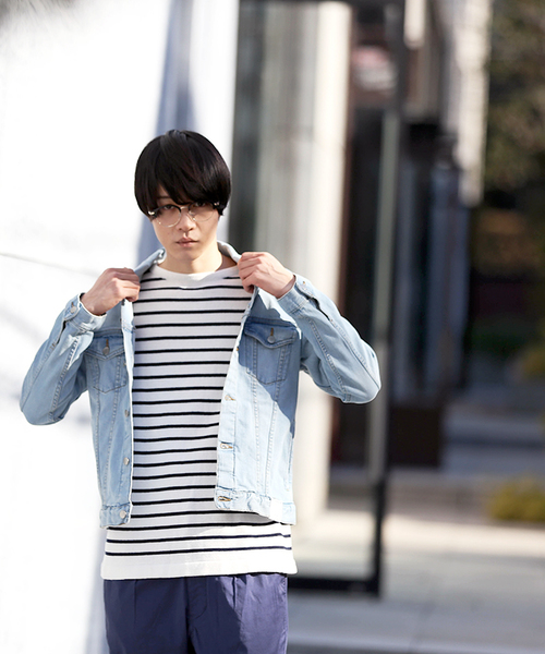 WEGO(ウィゴー)の「WEGO/ストレッチデニムジャケット(デニムジャケット・メンズ・インディゴブルー/ライトインディゴブルー/ダークインディゴブルー・SMALL/MEDIUM/LARGE/X-LARGE)」の10枚目の写真