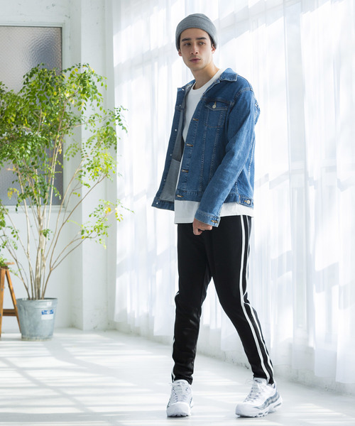 WEGO(ウィゴー)の「WEGO/ストレッチデニムジャケット(デニムジャケット・メンズ・インディゴブルー/ライトインディゴブルー/ダークインディゴブルー・SMALL/MEDIUM/LARGE/X-LARGE)」の22枚目の写真