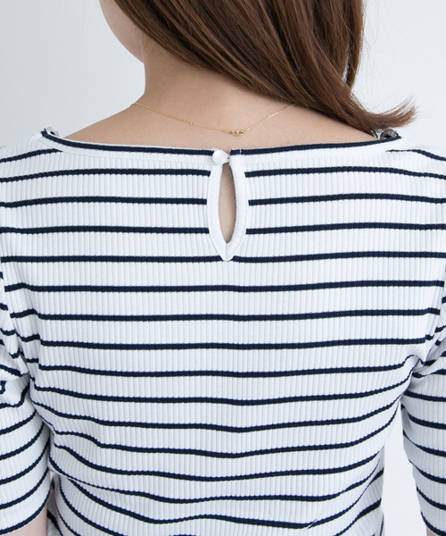 PROPORTION BODY DRESSING(プロポーションボディドレッシング)の「スカラカットソー(Tシャツ/カットソー・レディース・ブラック/ホワイト/ダークネイビー/レッド・2/3)」の11枚目の写真