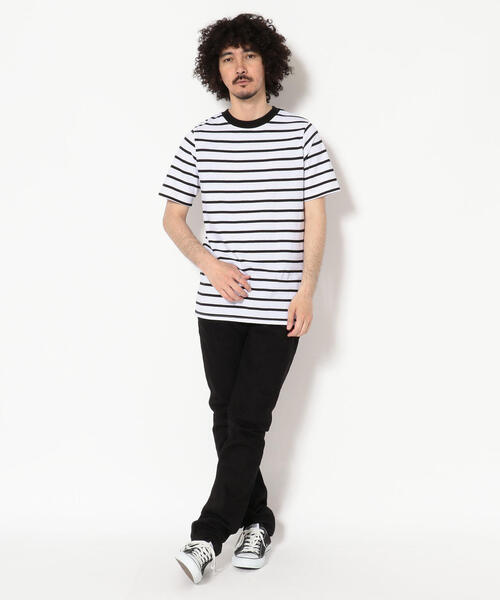 LUSOR（ルーソル）の「LUSOR（ルーソル）ボーダーTシャツ（Tシャツ/カットソー・メンズ・ホワイト/レッド・LARGE/MEDIUM）」の10枚目の写真