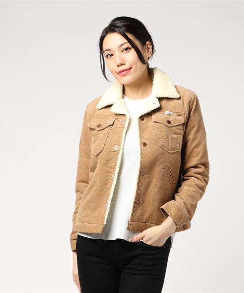 LOWRYS FARM(ローリーズファーム)の「Wranglerボアジャケット 798870(ブルゾン・レディース・ベージュ/ブラウン・SMALL/MEDIUM)」の17枚目の写真