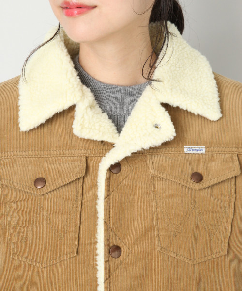 LOWRYS FARM(ローリーズファーム)の「Wranglerボアジャケット 798870(ブルゾン・レディース・ベージュ/ブラウン・SMALL/MEDIUM)」の13枚目の写真