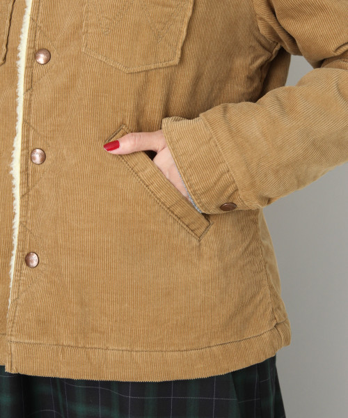 LOWRYS FARM(ローリーズファーム)の「Wranglerボアジャケット 798870(ブルゾン・レディース・ベージュ/ブラウン・SMALL/MEDIUM)」の11枚目の写真