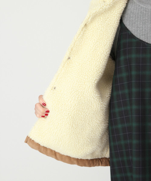 LOWRYS FARM(ローリーズファーム)の「Wranglerボアジャケット 798870(ブルゾン・レディース・ベージュ/ブラウン・SMALL/MEDIUM)」の9枚目の写真