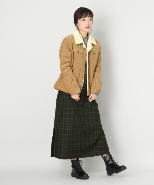 LOWRYS FARM(ローリーズファーム)の「Wranglerボアジャケット 798870(ブルゾン・レディース・ベージュ/ブラウン・SMALL/MEDIUM)」の6枚目の写真