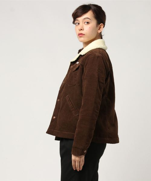 LOWRYS FARM(ローリーズファーム)の「Wranglerボアジャケット 798870(ブルゾン・レディース・ベージュ/ブラウン・SMALL/MEDIUM)」の3枚目の写真