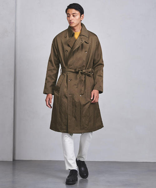 ATON エイトン トレンチコート 送料無料】WEST POINT ｜ オーバーサイズトレンチコート