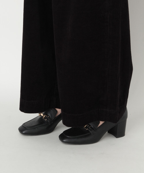 LOWRYS FARM（ローリーズファーム）の「コーデュロイワイドパンツ　808317（その他パンツ・レディース・ブラック/ベージュ/グリーン/アイボリー/グレー・MEDIUM/LARGE）」の7枚目の写真