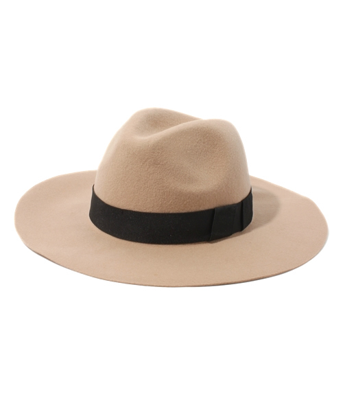 MURUA（ムルーア）の「ワイドブリムHAT（ハット・レディース・ブラック/グレー/ベージュ・FREE）」の3枚目の写真