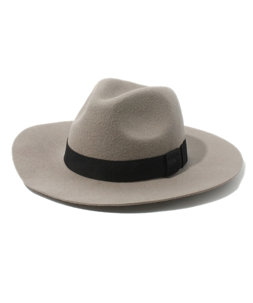 MURUA（ムルーア）の「ワイドブリムHAT（ハット・レディース・ブラック/グレー/ベージュ・FREE）」の2枚目の写真