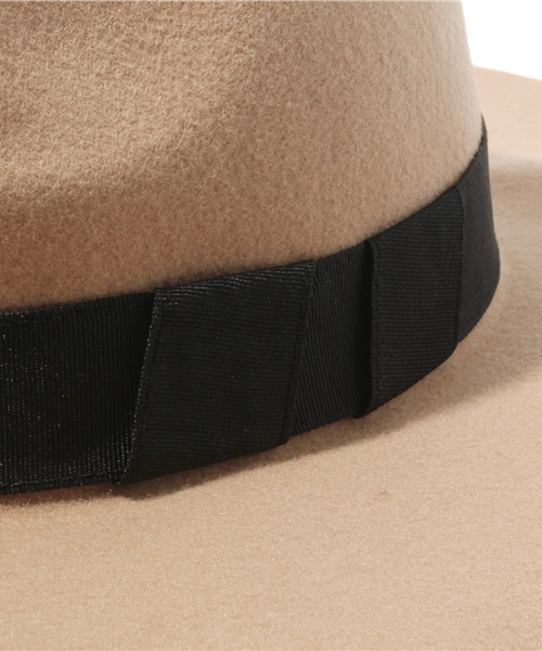 MURUA（ムルーア）の「ワイドブリムHAT（ハット・レディース・ブラック/グレー/ベージュ・FREE）」の6枚目の写真