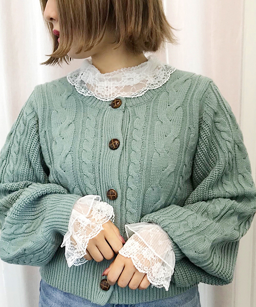 apres jour（アプレジュール）の「レースプリーツエリインナー【ZOZOTOWN限定アイテム】NEW（シャツ/ブラウス・レディース・オフホワイト/クリーム・フリー）」の11枚目の写真