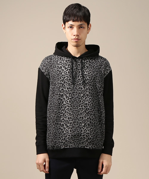 ブリストル　レオパード　マルチパターン　ナイロンパーカー　M　美品　値下げ不可 MINEDENIM - Leopard Zip Hoodie | chord online store